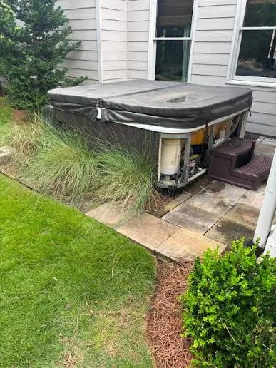 Hot Tub Removal on a Central Florida property