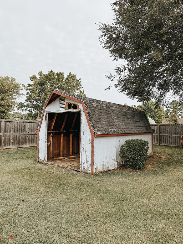 Shed Removal & Demolition on a Central Florida property