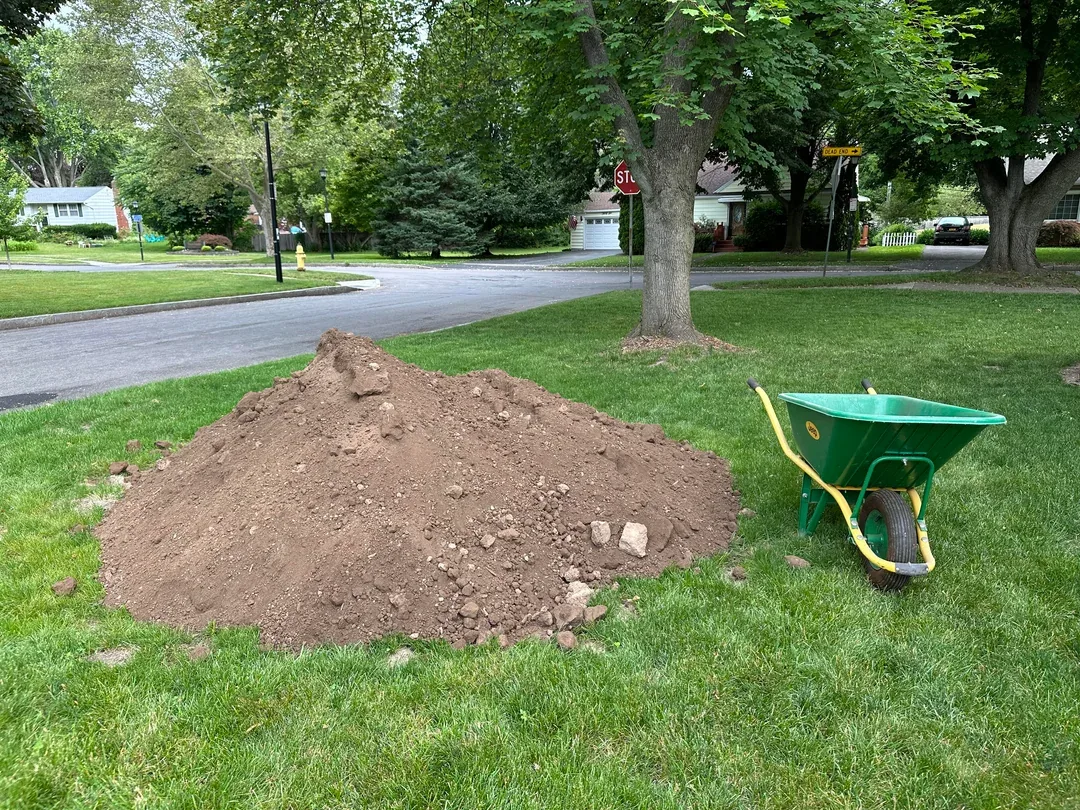 Topsoil Delivery on a Central Florida property